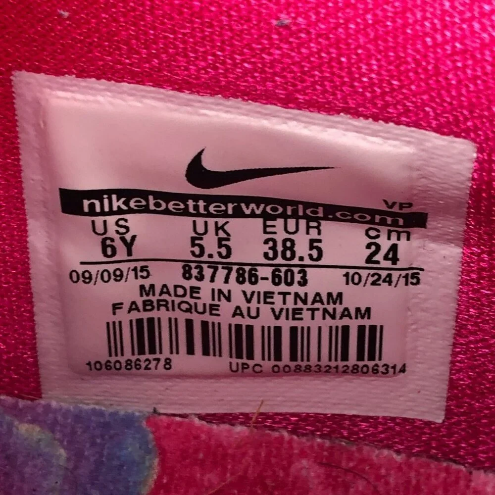 Nike Youth Size 6Y Kevin Durant KD 8 Aunt Pearl Pink Basketball Shoes 837786-603